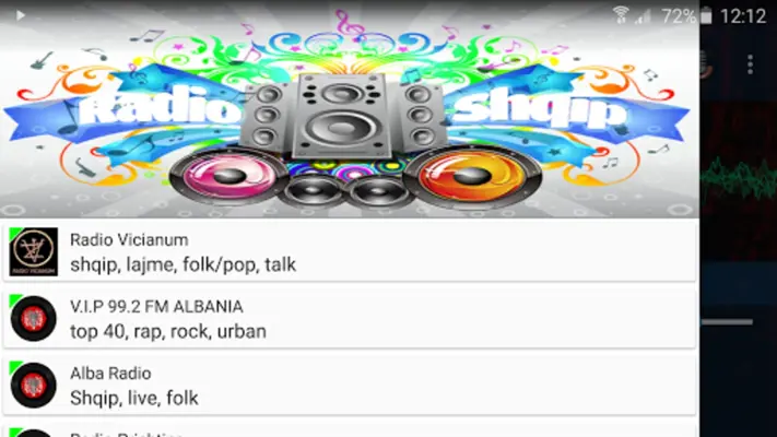 RadioShqip android App screenshot 2